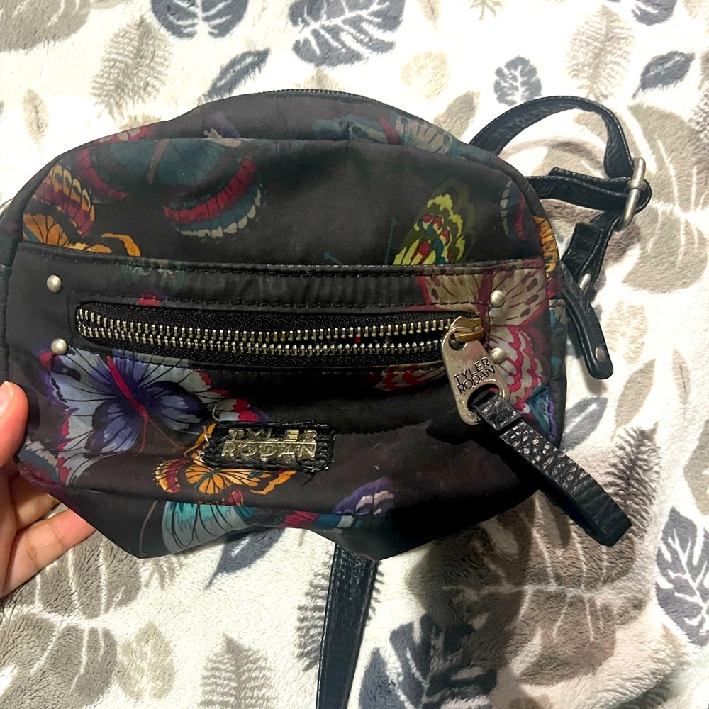 Cute butterfly cross body bag